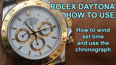 how to set date rolex daytona|rolex watch setting instructions.